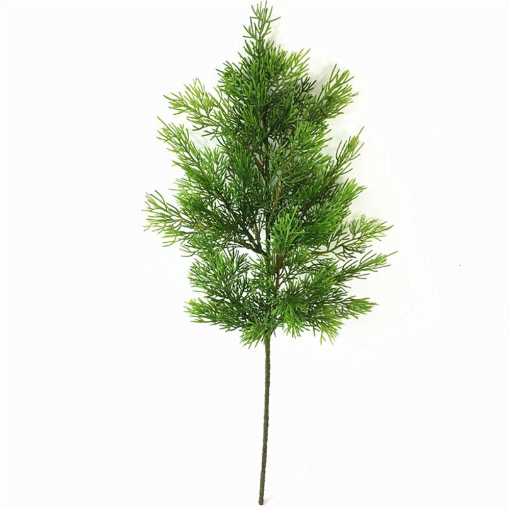 Accessories Home Decor Xmas Pines Cypress Leaf Artificial Plant Pine Needle Leaves Leaves Branch