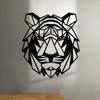 Creative Tiger Iron Indoor Outdoor Crafts, Indoor Decoration, Great Choice for Living Room Bedroom, Outdoor Wall Decoration