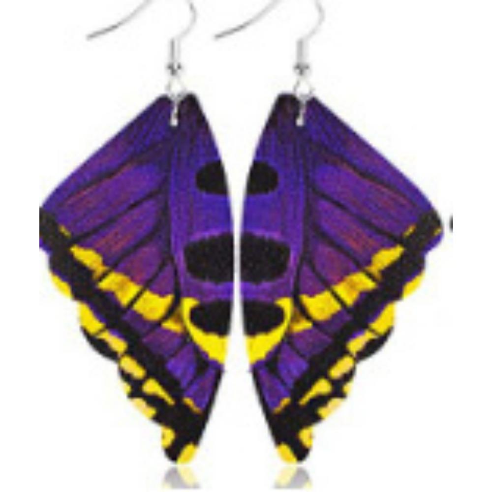 Новые винтажные серьги-подвески в виде крыльев бабочки, цветные серьги в стиле бохо для женщин, ювелирные изделия, подарки