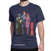 Футболки для отдыха Yu Yu Hakusho для мужчин с круглым вырезом из чистого хлопка Футболки Аниме Манга Футболки Harajuku Топы с принтом