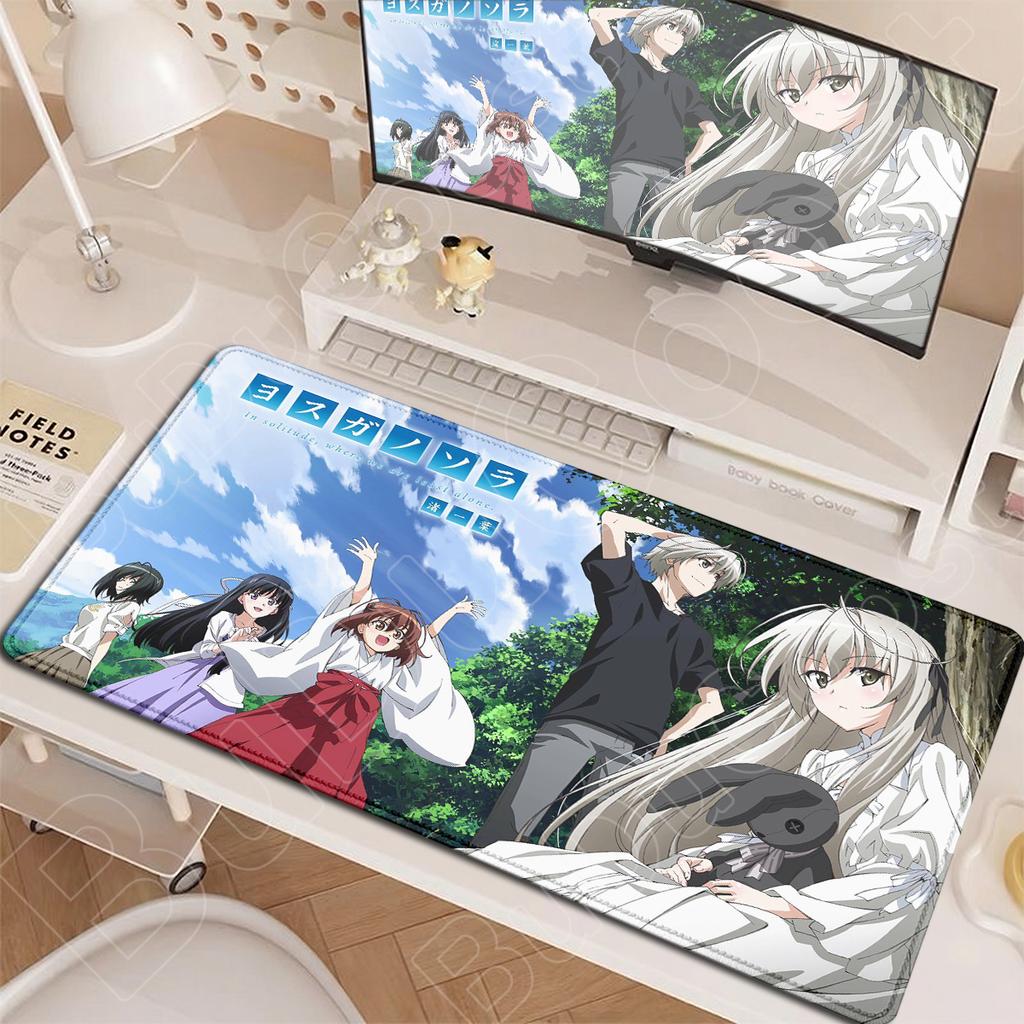 XXL HD Печать Клавиатура Ноутбука Настольные Коврики Горячий Аниме Yosuga No Sora Коврик для Мыши Большие Аксессуары для ПК Милая Девушка Sora Kasugano Ковер