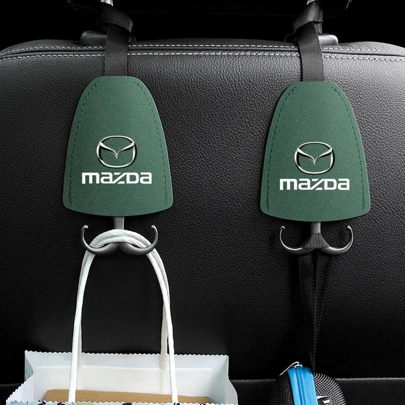 Для Mazda 3 6 RX8 RX7 MX3 Axela Atenza MX5 CX9 CX3 CX5 CX7 323 626 SKYACTIV 1 шт. Автомобильные крючки для подвешивания на спинку сиденья Держатель для сумок h5