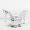Eilyken Sexy Stiletto High Heels Women Slippers Fashion PVC Transparent Crystal Nightclub Wedding Stripper Shoes