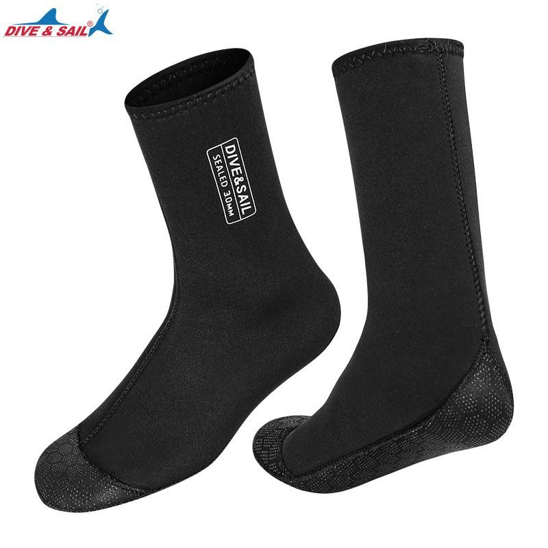 3mm Neoprene Dive Socks With Anti-Slip Sole Snorkeling Surfing Beach Walking Water Sports Protection