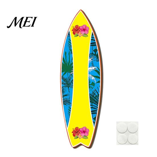 Tropical Beach Vibes Decor Hawaiian Surfboard Wall Art, Wooden Sign, Summer Aloha Theme Hanging Plaque for Living Room Kids Room, Coastal Ocean Themed