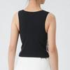 Adidas Originals Sports Casual Round Neck Sleeveless Vest Women Tops Black KB6417