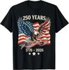 Винтажная футболка 250 лет Америка 1776-2026 250-й День Рождения США унисекс