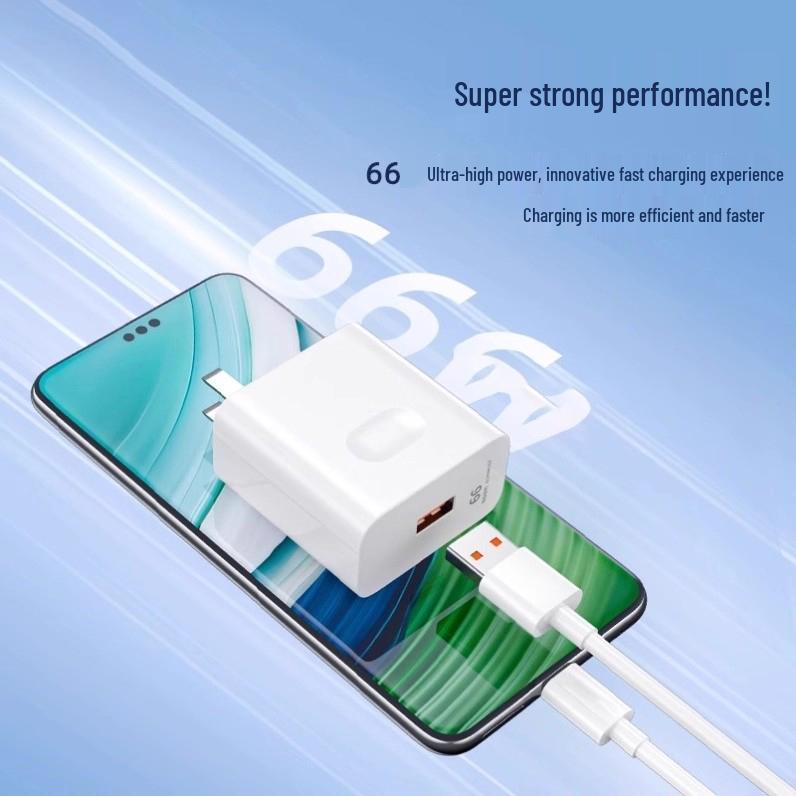 66W Fast Charger Cable Set for Huawei Mate6Pro/Honor 6A - Super Fast Charging, Compatible with 100/120 Series.