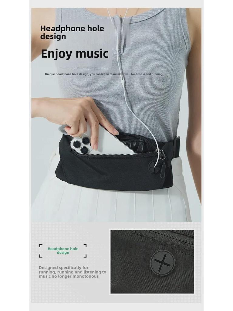 Водонепроницаемая поясная сумка для бега, походов и фитнеса с держателем для мобильного телефона