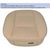 Ultra-Luxury PU Leather Car Seat Protection Cover Car Seat Cover For Most Four-Door Sedan&SUV,Single Seat Cover Without Backrest 1PCS (W 20.8× D
