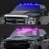 1PC 12LED Car Roof Lights Solar Powered Flashing Lights Cab Punch-Free for Truck Pickup
