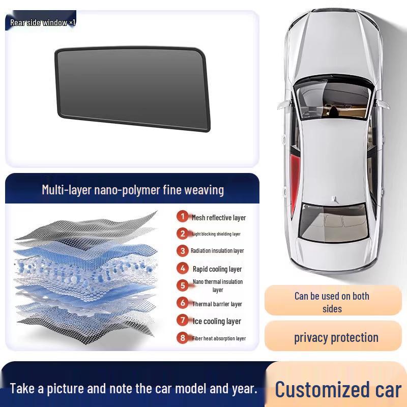 Магнитные шторки-сетки для Nissan X-Trail с защитой от света и жары