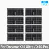 Для Dreame X40 Ultra / X40 Pro Аксессуары Резиновая основная боковая щетка Тряпка для мытья пола Мешок для пыли HEPA-фильтр Робот-пылесос Запасные части