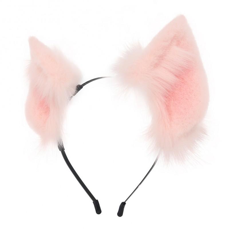 Handmade Pink Pig Ear Headband Cosplay Accessory Animal Ears Hair Band Anime Convention