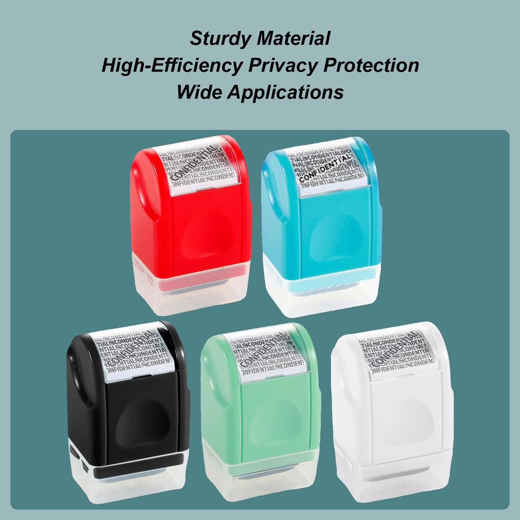 Stamp Roller Anti-Theft Confidential Protection ID Seal Privacy Confidential Data Guard Information Identity Address Blocker