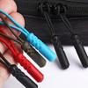 10/20pcs 10 Color Zippers Pull Puller End Fit Rope Tag Replacement Clip Broken Buckle Fixer Suitcase Tent Backpack Zipper Cord