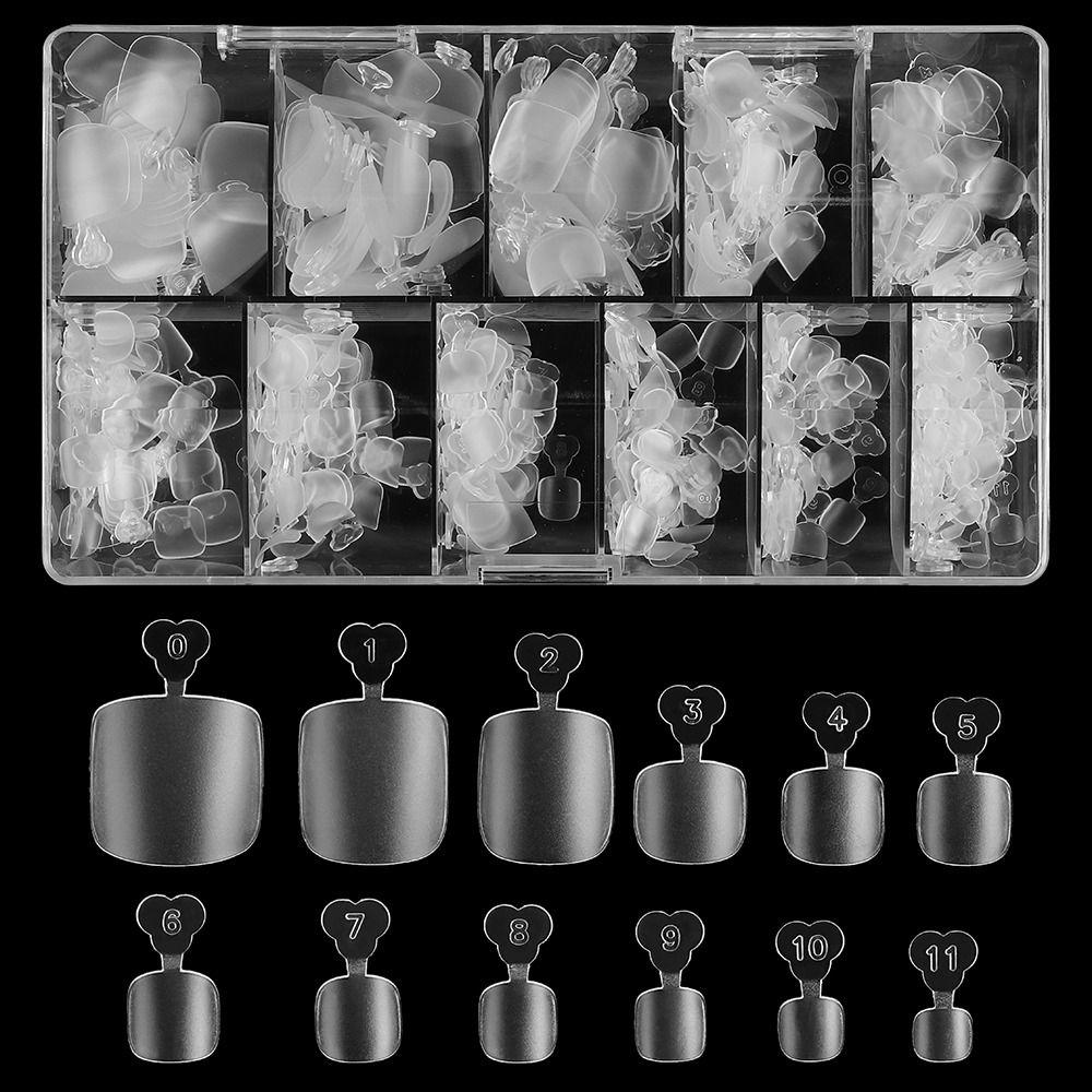 Полное покрытие накладных ногтей на ногах Мягкие накладные ногти Гелевые ногти для наращивания Накладные ногти на ногах Дома своими руками