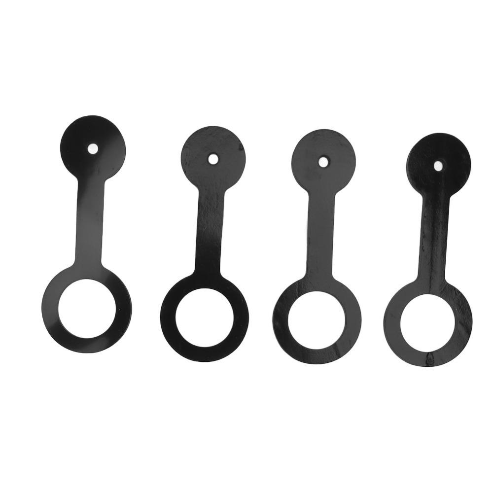 4 PCS Secure Design RV Shower Latch Strap Silicone Travel Latch Strap Camper Door Latch Shower Door