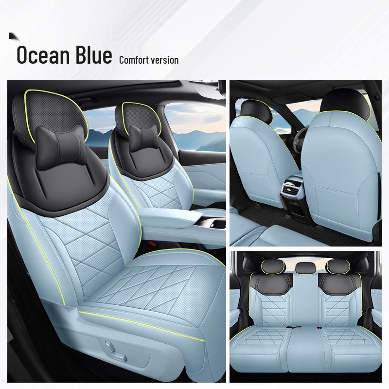 Полностью кожаные чехлы на сиденья автомобиля для Changan Deepal S05 2025 года, 5-местный, всесезонные, полное покрытие