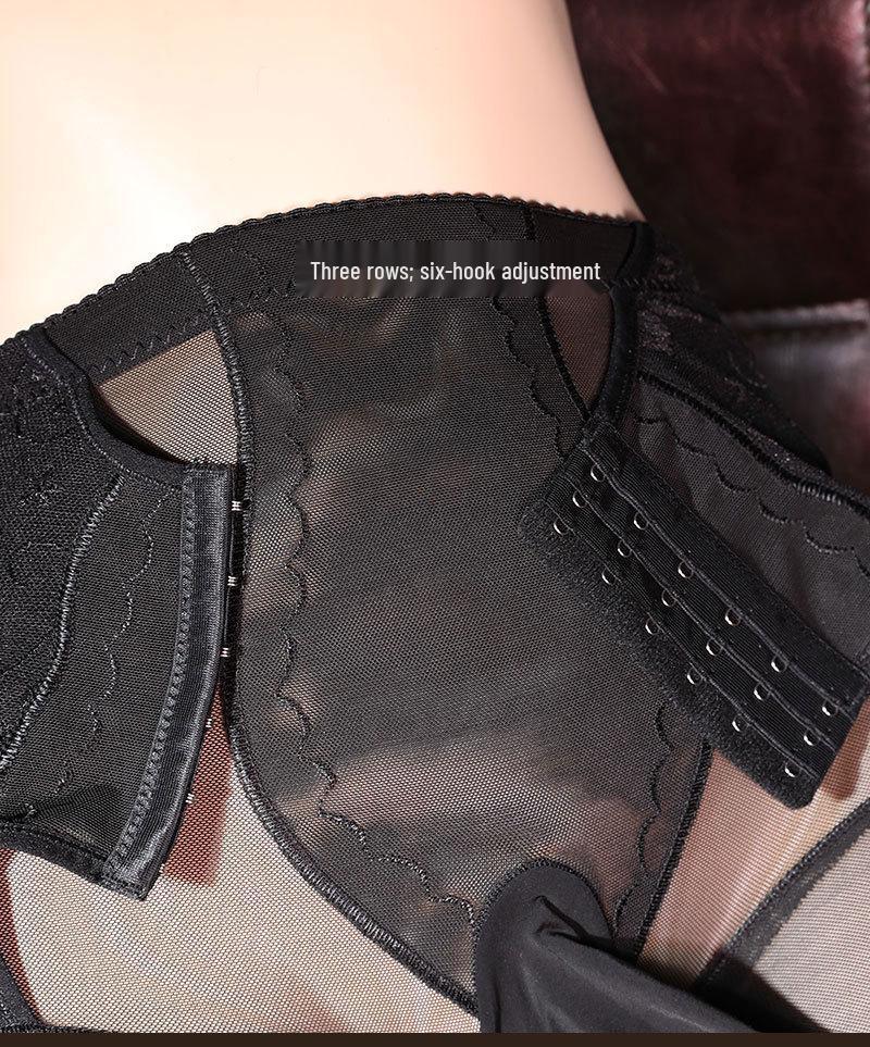 Men's High-Waisted Breathable Mesh Shaping Shorts with Six Hook Closure