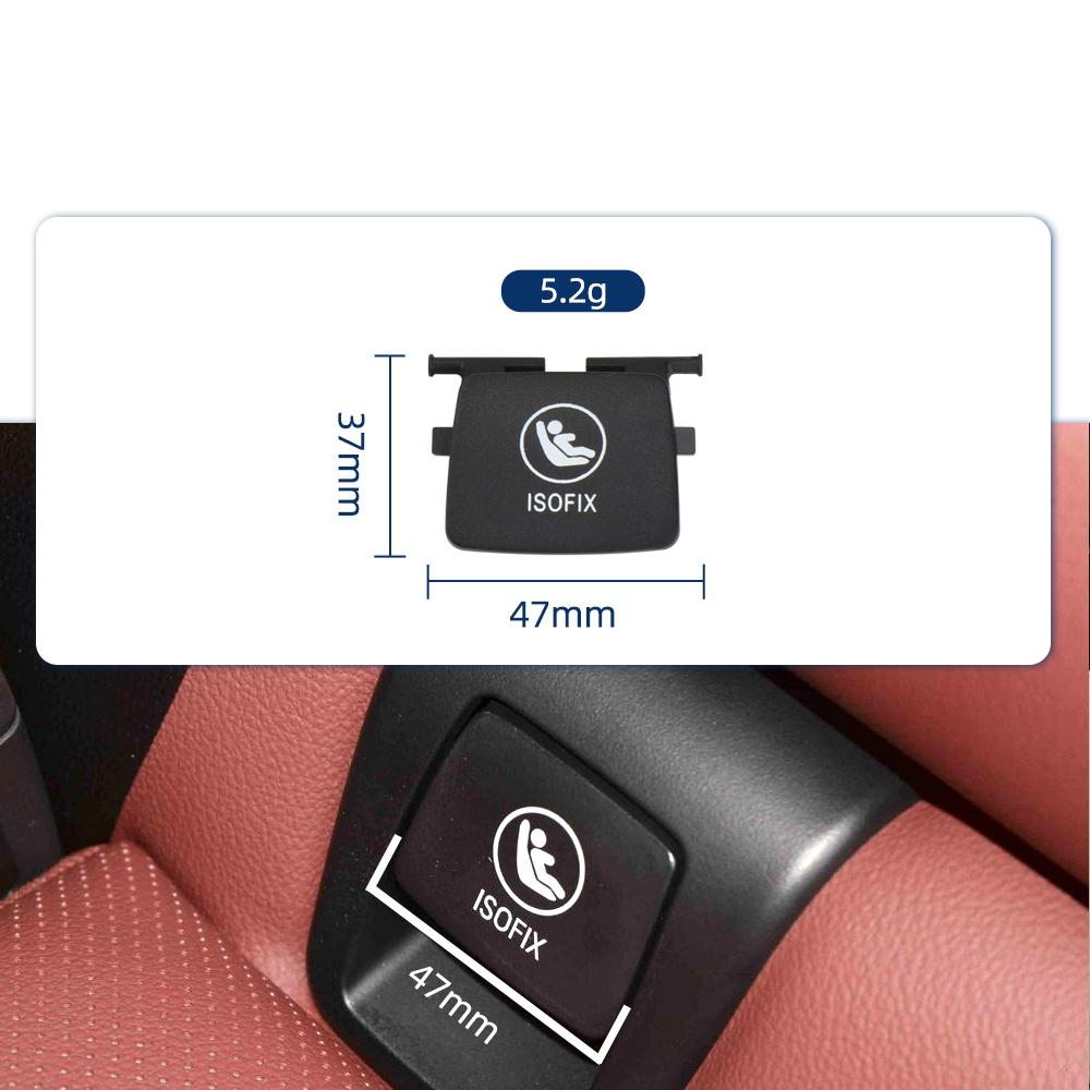 Защитная крышка-заглушка крепления детского сиденья ISOFIX на заднем сиденье автомобиля, запасная часть для BMW X3 X4 Серии G01 G02 G08 52207474100
