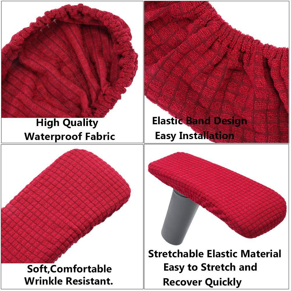 1 пара однотонных эластичных пылезащитных накладок чехол на подлокотники кресла чехол на подлокотники кресла