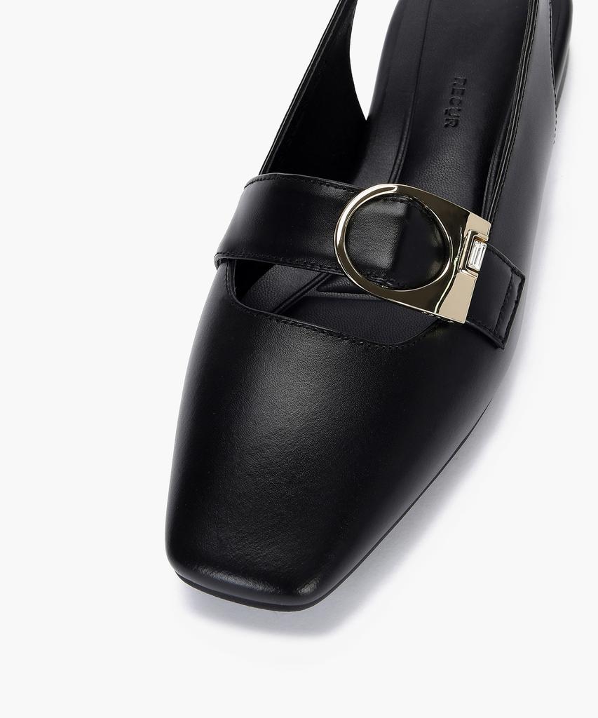 Recur Ecur Anello 21 камень Slingback Черный 1024