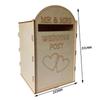 Wedding Card Solid Pine Royal Mail Style Exquisite Retro Personalized Post Box Wooden Name Card Box