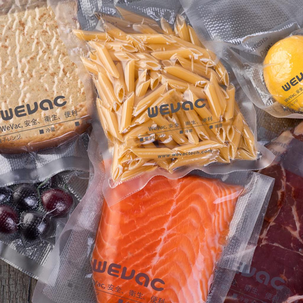 Вакуумная упаковка Wevac 15 x 200 Shinku Vacuum Easy для безопасной для собак упаковки корма для собак при низкой температуре вакуумные пакеты для коммерческого домашнего использования, 25 см, листы,