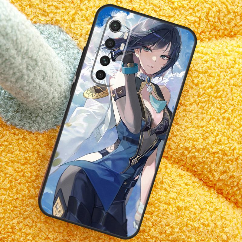 Чехол Genshin Impact Yelan для Xiaomi 15 14 Ultra 13T 14T 15T 17 Pro Max Чехол для POCO X7 F8 Pro X3 X5 X6 F5 F6 F7