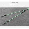 Wave Pattern Two Dog Lead Rope Anti-Winding Pet Walking Rope Anti-Tangle Dual Dog Leash  Small Dogs