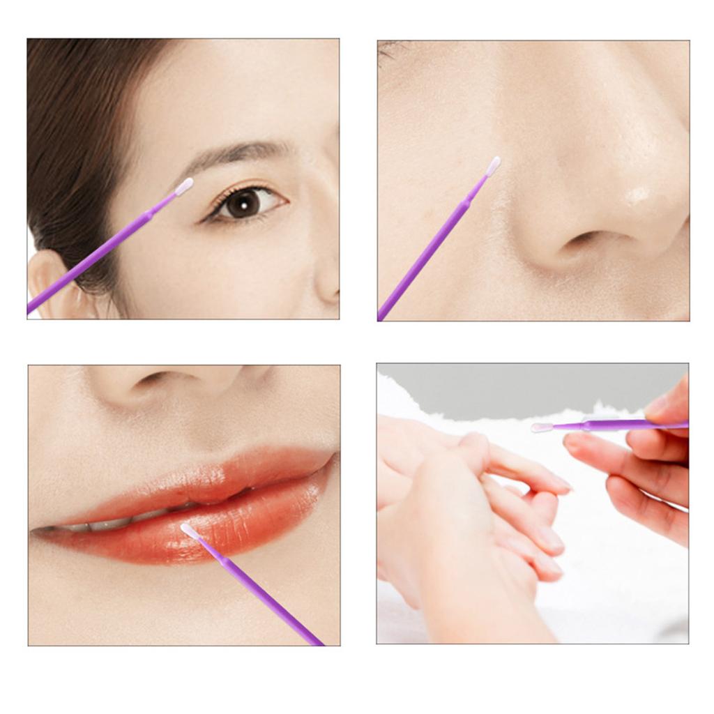 Чистка зубов Микрощетка Одноразовые зубные аппликаторы Микроблейдинг Ватные тампоны Наращивание ресниц