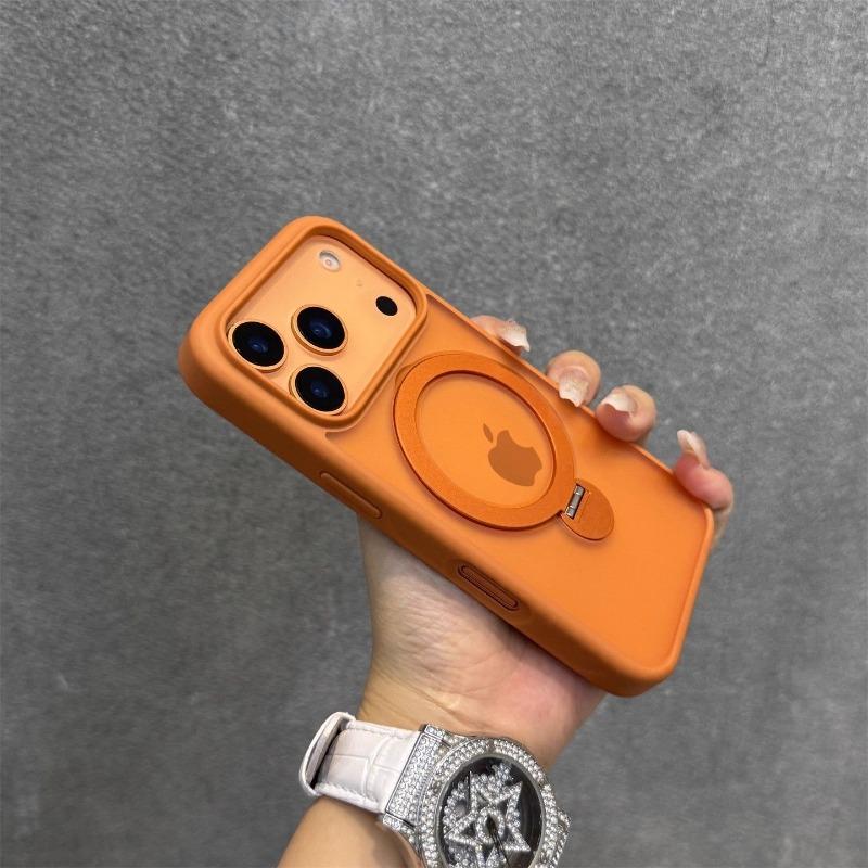 Чехол-бампер с магнитной кольцевой подставкой и защитой камеры для iPhone 17 Air 16 15 14 Plus 13 12 11 Pro Max Для беспроводной зарядки Magsafe