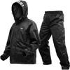 [DRESS] Rainwear AIRBORNE M Fishing Rain Suit Raincoat Outdoor Top and Bottom Set Breathable Mesh Disaster Prevention Disaster Prevention Waterproof