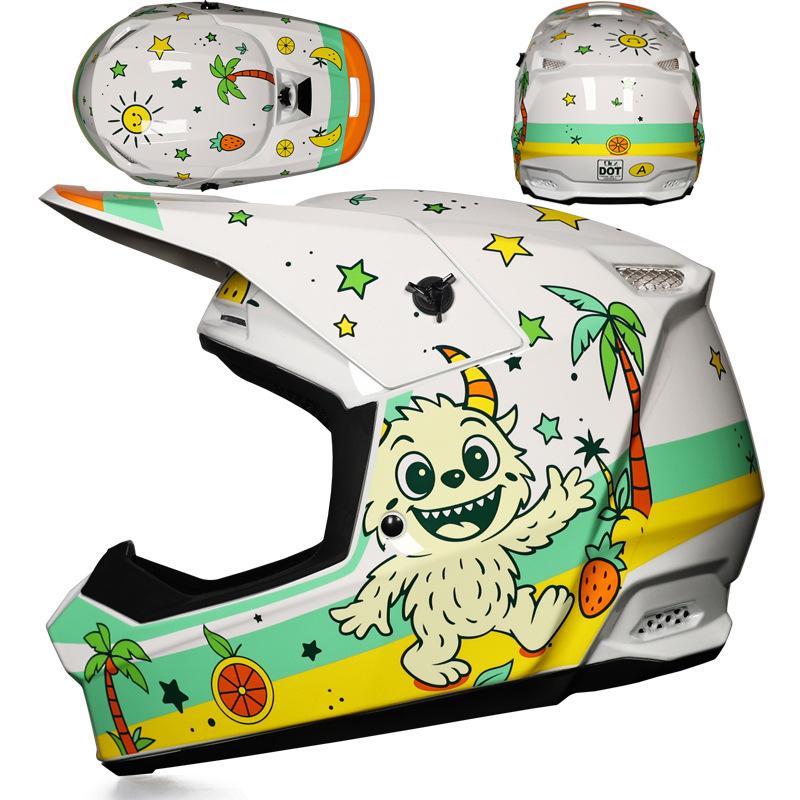 Greenway X6 Off-Road Helmet Goggles Downhill Woodway Mountain Bike Full Helmet Removable Safety Helmet Teen Self