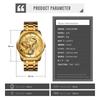 SKMEI 9193 Men 3Bar Waterproof Date Display Stainless Steel Strap Wristwatches Mens Watches Top Brand Luxury Golden Quartz Watch