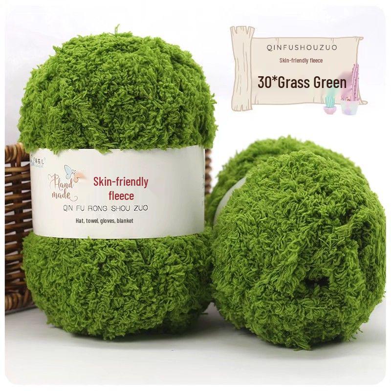 Coral Fleece Yarn Towel & Scarf DIY Material Pack