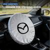 Car Steering Wheel Sun Protector Anti UV Heat Insulation Car Accessory For Mazda 2 3 5 6 Axela Atenza Speed 6 CX3 CX4 CX5 CX7 FF9