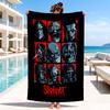 Skull Rock musi Beach Towel, Microfiber Beach Towel, Perfect For Pool, Beach, Travel, Home Decor Beach Party Fan gifts