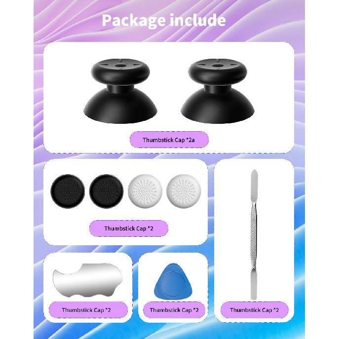 Ремонтный комплект для контроллера Meta Quest 2 / для контроллера Oculus Quest 2(9 в одном),Аксессуары для ремонта контроллера Oculus Quest 2, Включает