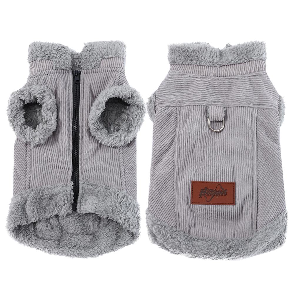 Pet Dog Clothes Winter Warm Coat Jacket For Small Medium Dogs Cat Puppy Fleece Vest With D-ring Chihuahua Pug Sweater Costume 3