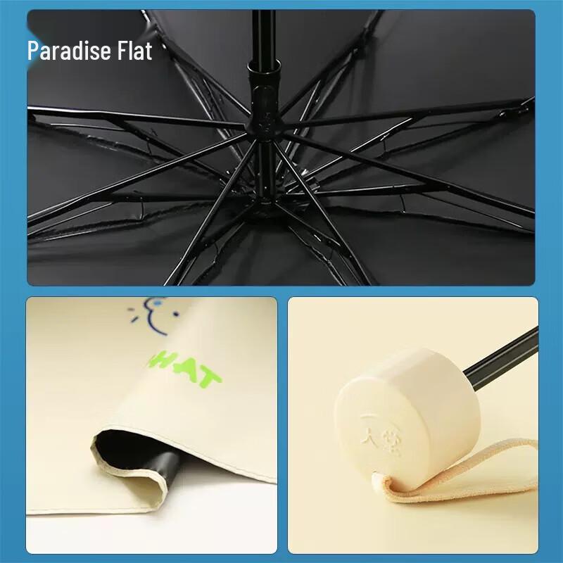 Paradise 33873E Compact UV Protection Sun & Rain Umbrella
