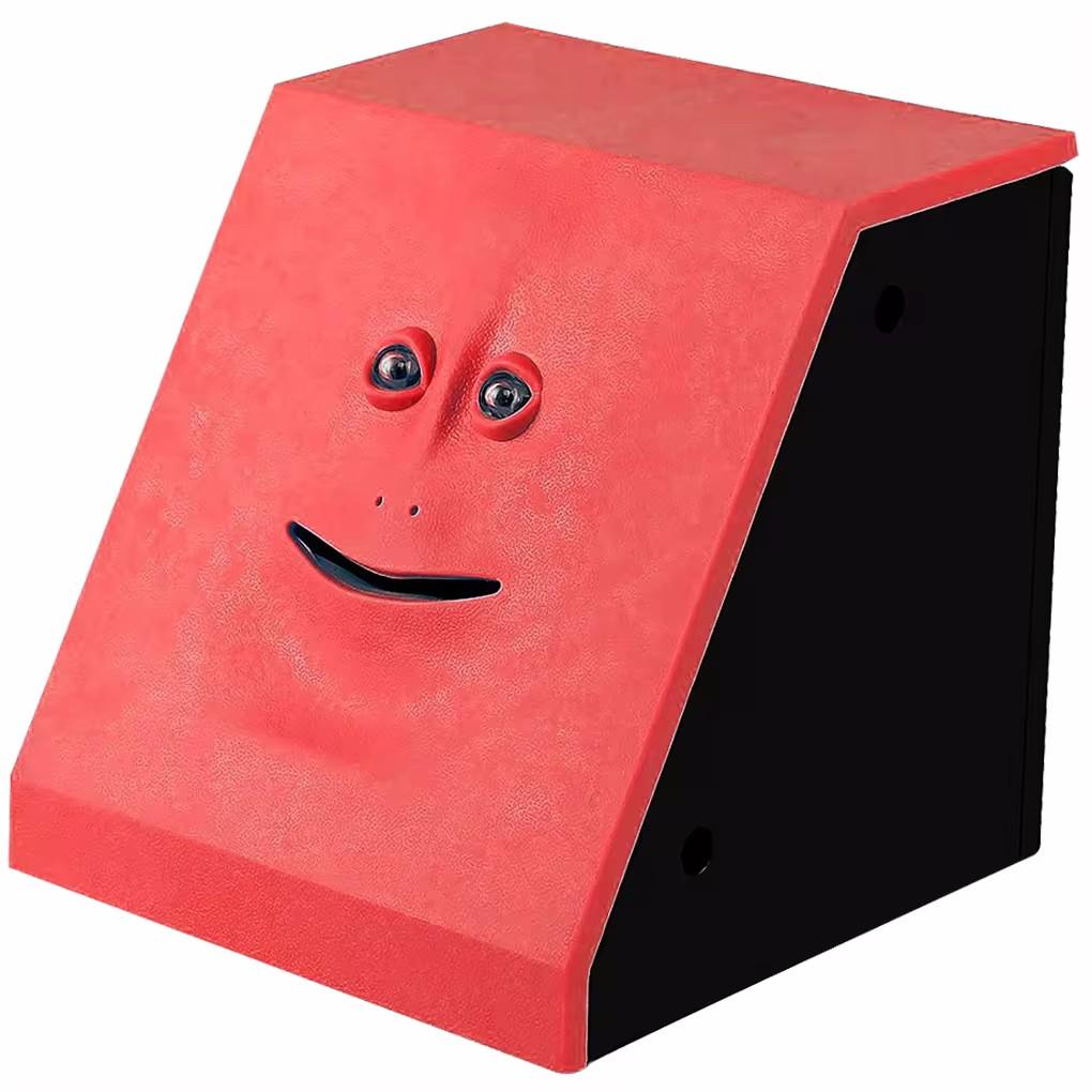 Piggy Bank With Voice Multifunction Cartoon Coin Saving Jar Electronic Children Smart Deposit Box School Student Toys  Pink