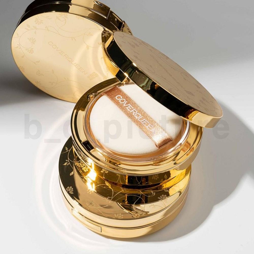 [Cover Queen] Oriental Gold Essence Powder Pact Refill, нет. 21 Кожано-бежевый, 1 шт.