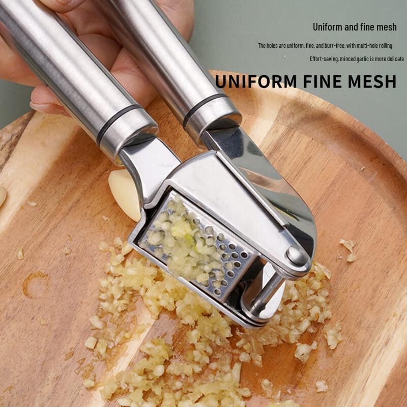 304 Stainless Steel Multifunction Garlic Press