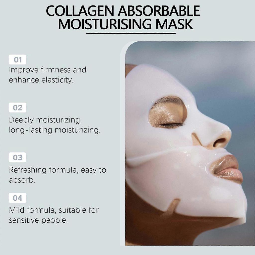 Deep Anti-Wrinkle Collagen Mask (Box Set) Facial Moisturizing Skin Hydrating, Cleansing Pores Hydrating Mask