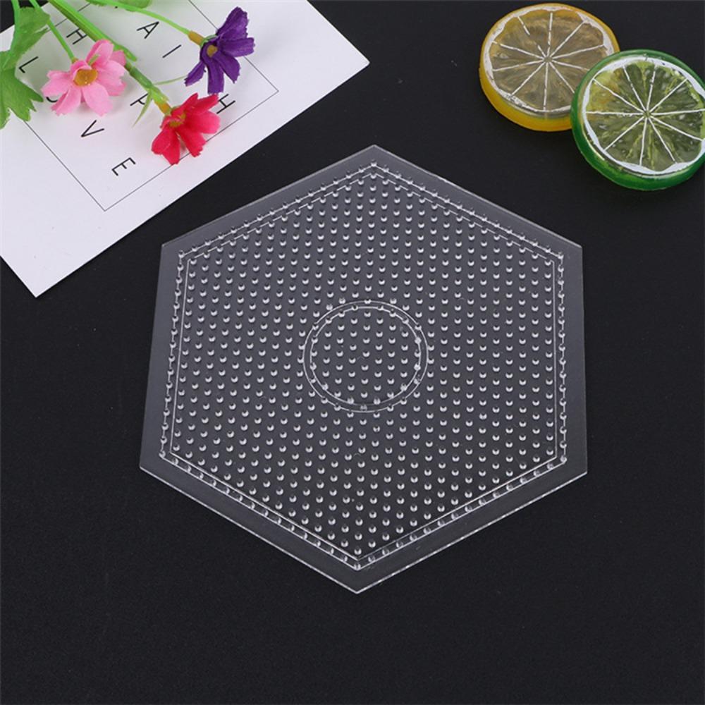 4Pcs Heat Resistant Fuse Beads Pegboards DIY Hama Beads Pegboards Educational Toys