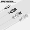 USB-C To USB-A Coiled Mechanical Keyboard Cable Coil Cord Custom Type C Braided Cable Detachable Metal Aviator Wire 1.5M Gaming
