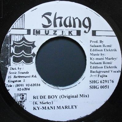 7-дюймовая пластинка KYMANI MARLEY - Rude Boy SHG0051 Shang Muzik Ямайка Регги, Ска и Даб Б/У