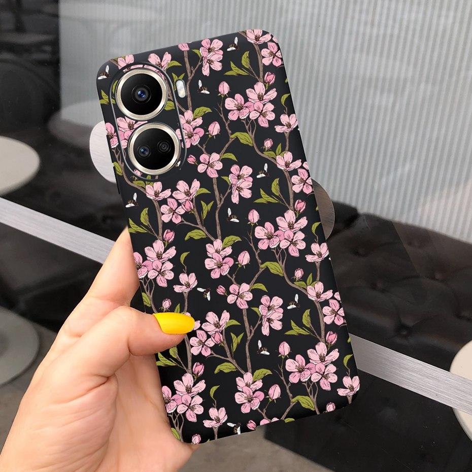 Милый силиконовый чехол для Huawei Nova 10 SE 2022 Модный цветочный чехол для телефона для девушки для Huawei Nova 10 Pro Nova10 10Pro Мягкая задняя крышка